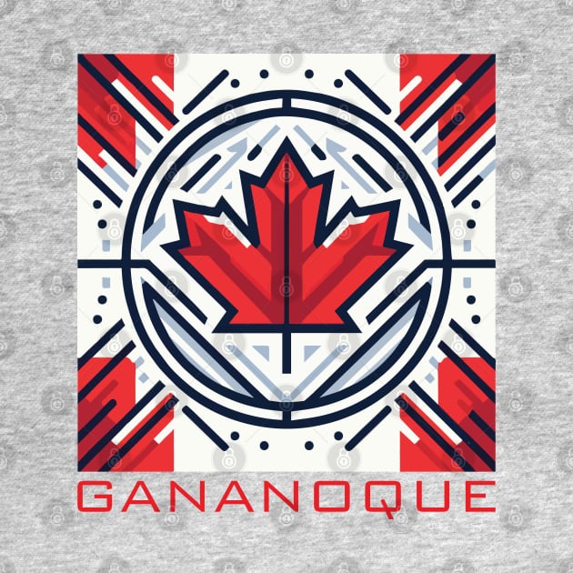 Gananoque Ontario Canada Flag by Heartsake